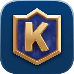 Kingia app icoon met K-schild
